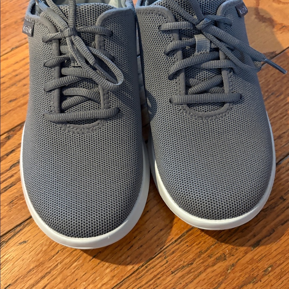 Kizik Madrid Eco Knit Hands Free Sneaker Shoes Grey Size Men's 6 Women's 7.5 - Picture 3 of 7